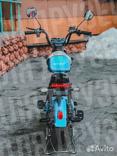 Электроскутер Sky Wey Красно-синий