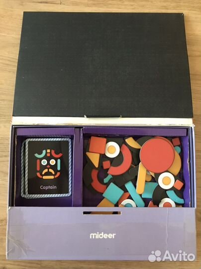 Mideer магнитная игра Геометрические животные