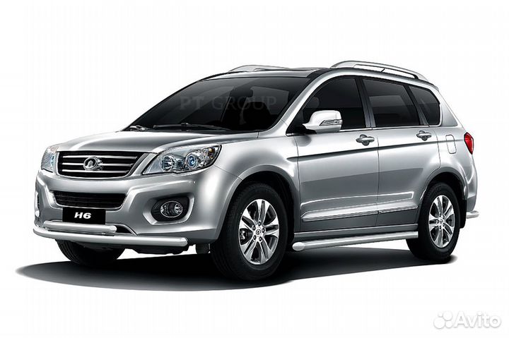 Защита бампера Hover двойная