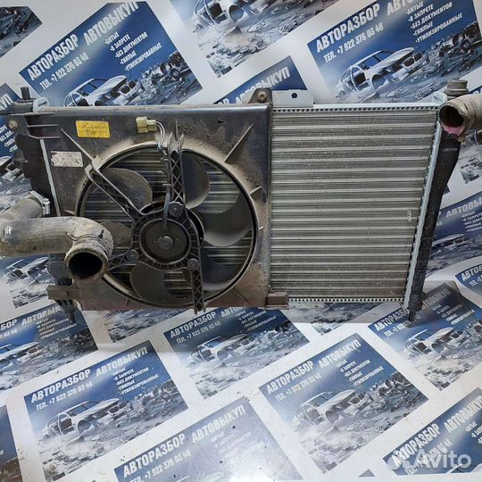 Радиатор основной/диффузор daewoo nexia