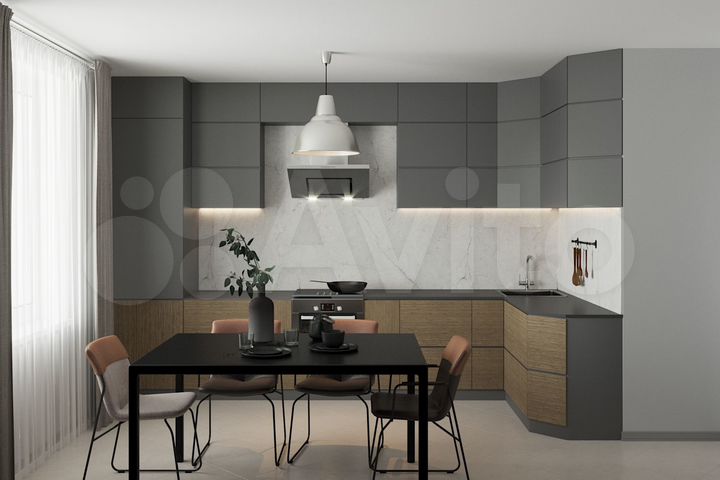 1-к. квартира, 45,7 м², 6/19 эт.