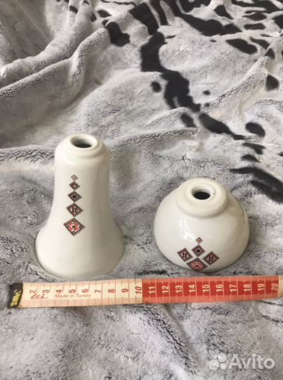 Плафон раритет винтаж керамика,стекло перламутр к