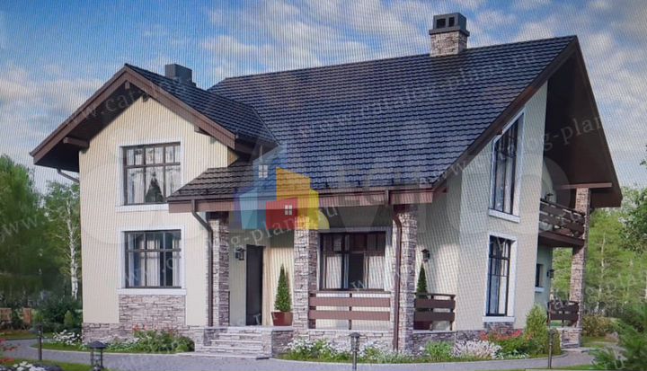 Коттедж 174 м² на участке 11 сот.