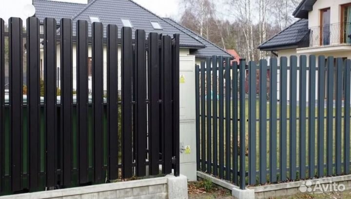 Забор металлический профессионально качественно