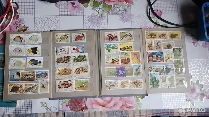 Альбом с почтовыми марками