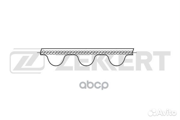 Ремень зубчатый привода балансирных валов Mitsu