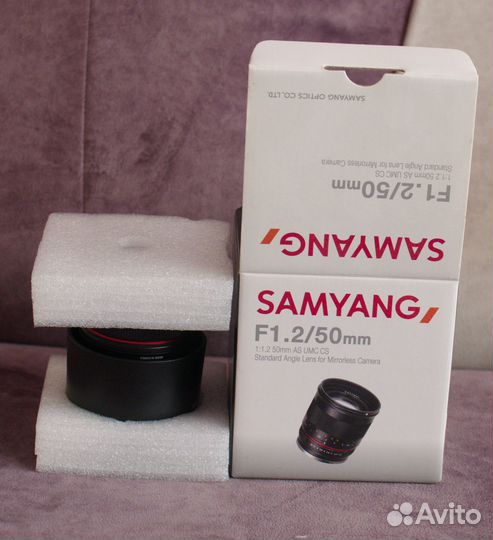 Объектив samyang MF 50mm f/1.2 AS UMC Micro 4/3