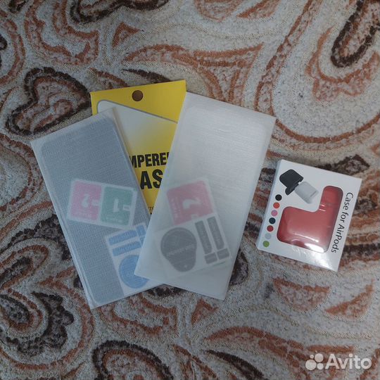 Чехол для airpods + стекло для iPhone 8+