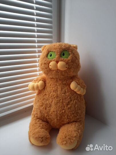 Большая игрушка рыжий кот