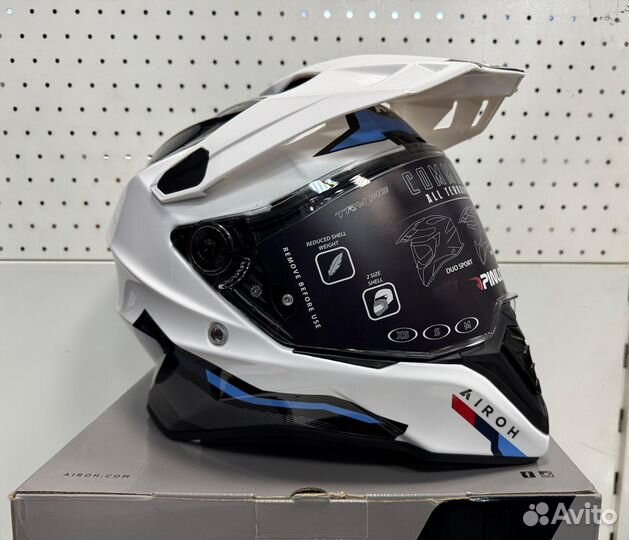 Airoh Commander Factor White Gloss XL