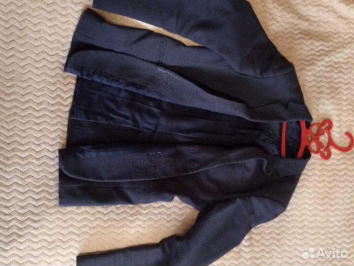 Школьный костюм для мальчика 158 серый бу Boston