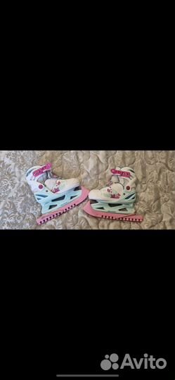 Коньки раздвижные для девочки 26-31