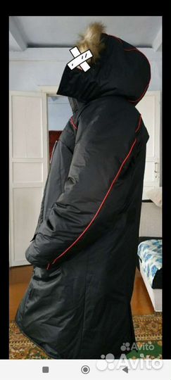 Куртка полупальто с меховым подкладом