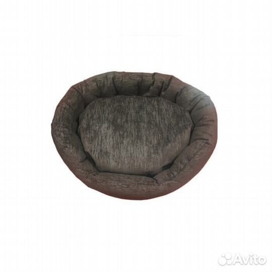 Newлежанка овальнаямахагонм коричневый с бортиком