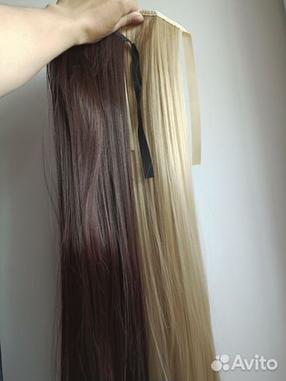 Шиньон хвост новый 80 см