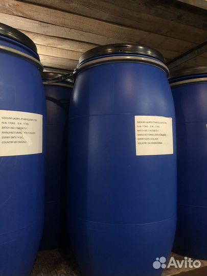 Бочки пластиковые бу 177кг