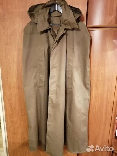 Плащ-накидка офицерская оливковая СССР с укладкой