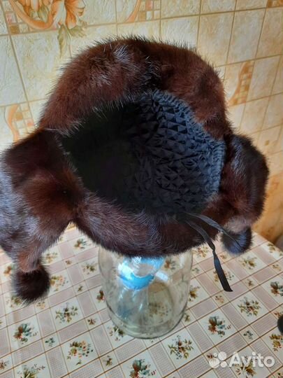 Шапка норковая женская