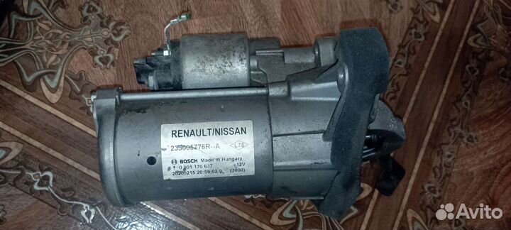 Стартер nissan qashqai