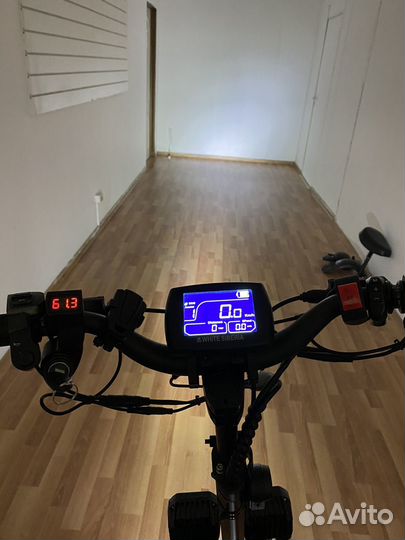 Электросамокат white Siberia nerpa б/у