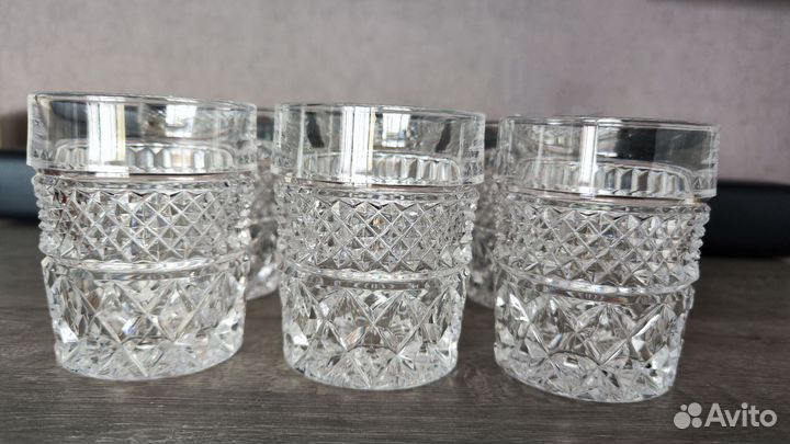 Стаканы для виски 240мл Madison новые 6 шт