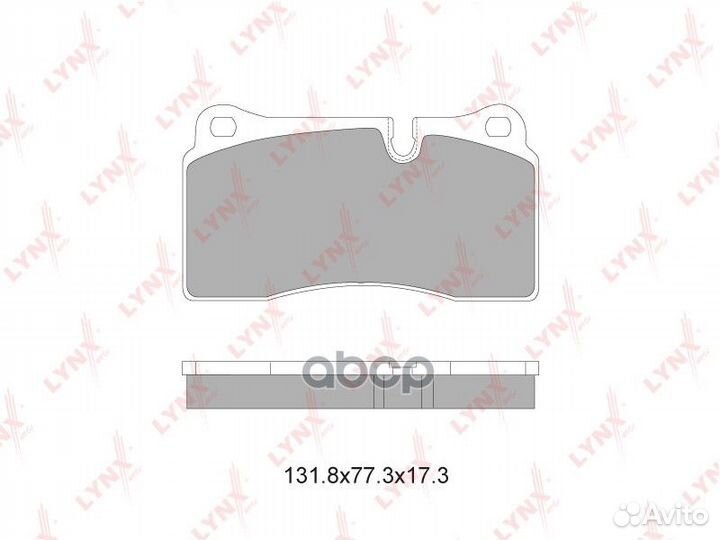 Колодки тормозные дисковые перед BD5004 LYN