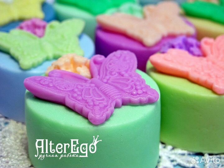 Силиконовые формы для мыла сладости, морские, пляж