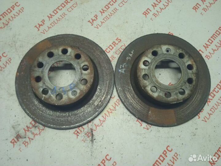 Диск тормозной задний Audi A3 8P caxa 1.4 2012