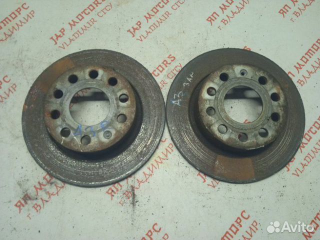 Диск тормозной задний Audi A3 8P caxa 1.4 2012