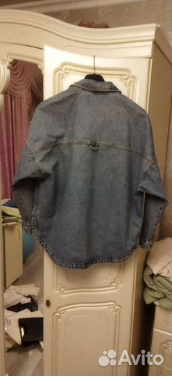 Джинсовка джинсовая куртка zara джинсовая рубашка