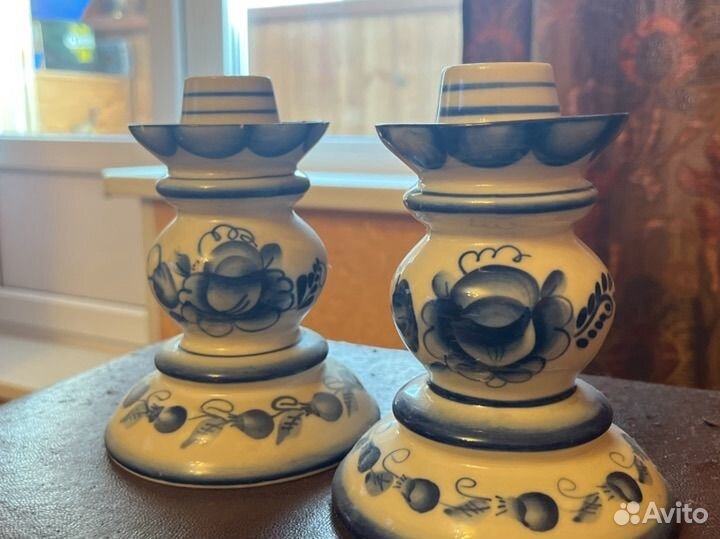 Подсвечники (Гжель)