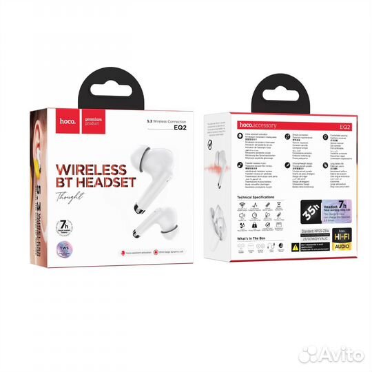 TWS Bluetooth гарнитура Hoco EQ2