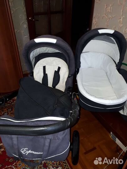 Коляска 2 в 1 Esperanza+ кроватка с матрасом