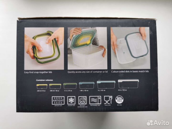 Набор контейнеров Joseph Joseph Nest Storage