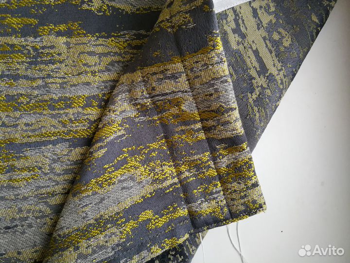 Шторы жаккард серые