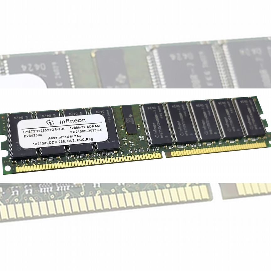 [HYS72D128521GR-7-B] Оперативная Память Infineon 1gb Hys72d128521gr-7-B