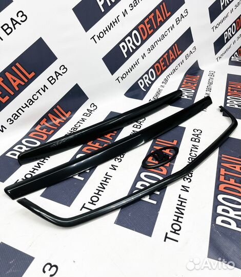 Комплект black на Приора 2 Антихром