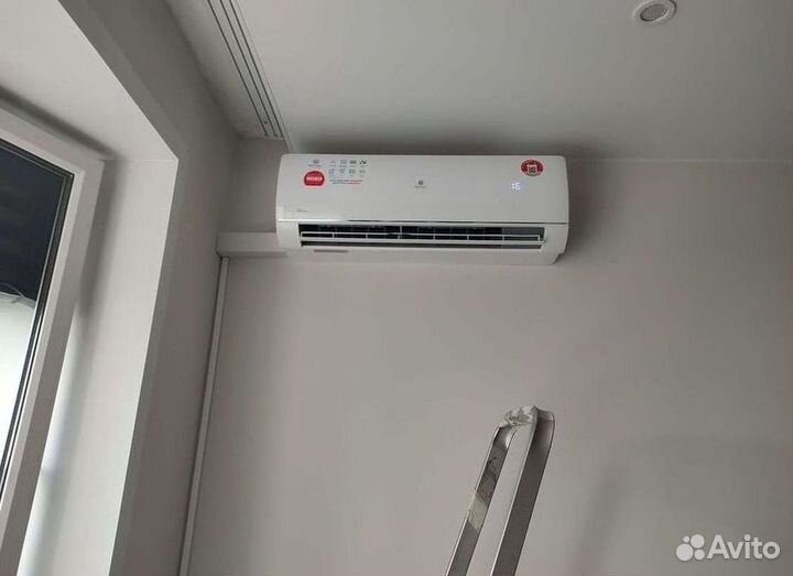 Сплит система с установкой