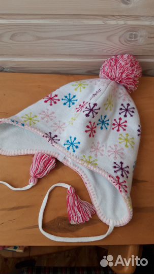 Шапка зимняя для девочки 52 54