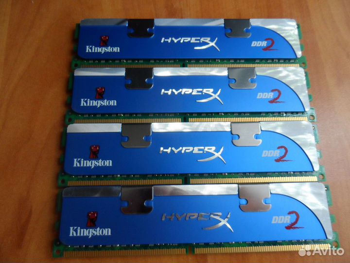 Оперативная память DDR2 Kingston HyperX 4x1Gb