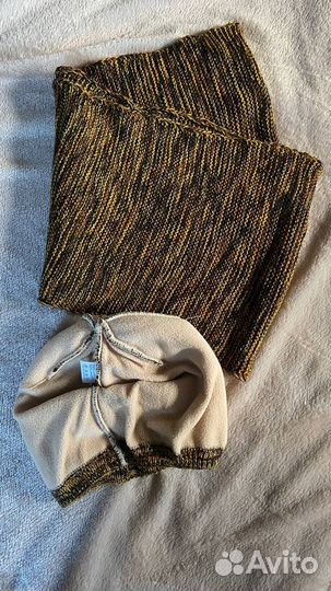 Комплект шапка и снуд женский осень-зима