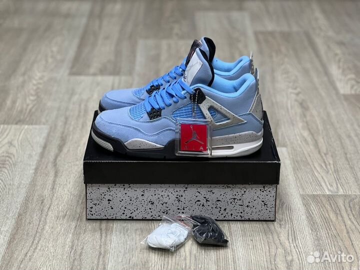 Кроссовки Air Jordan 4 University Blue (36-45)