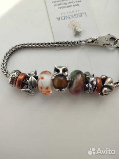 Trollbeads шармы, стопперы, мурано