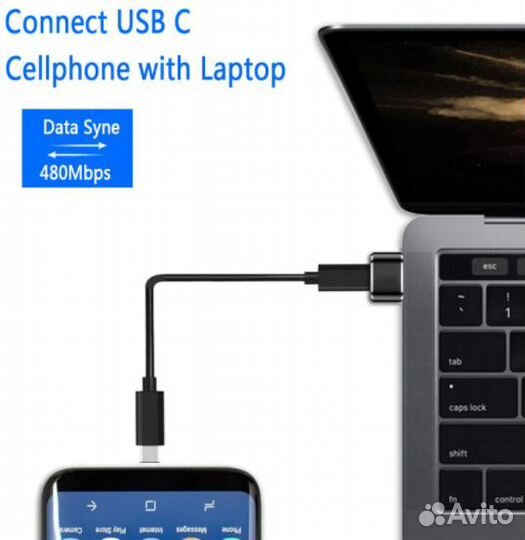 Переходник USB А - USB Type C