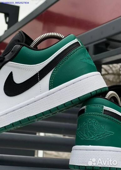 Кроссовки Nike Jordan 1 Low зеленые