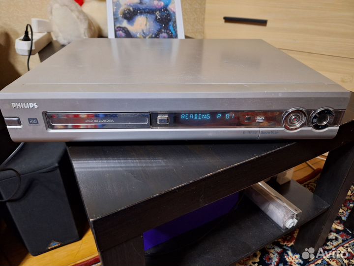 Philips dvdr75/021 пищущий видео плеер