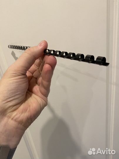 Пружины для переплета А4, 8мм, черные, 39 шт