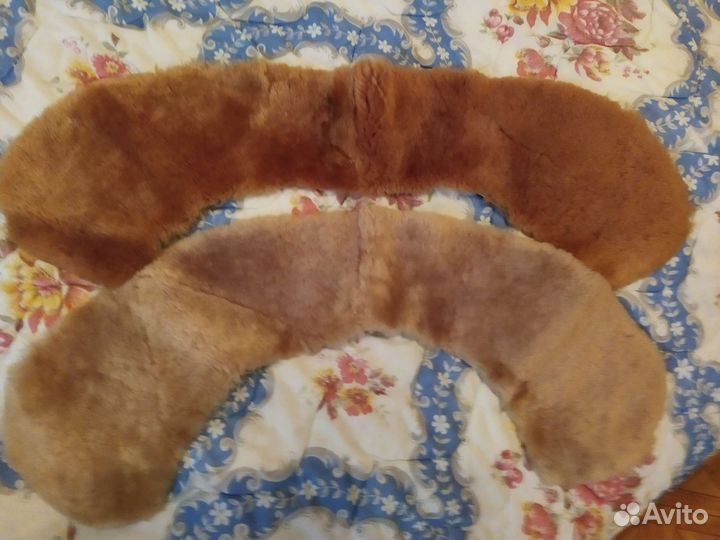 Меховой воротник из овчины