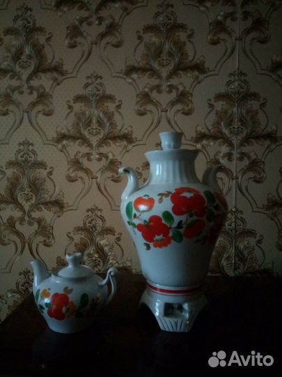 Фарфоровый самовар