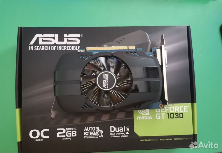 Видеокарта Phoenix asus GT 1030 OC 2gb